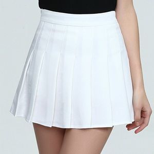 White tennis skirt